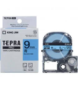 Tepra SC9B (Chữ đen nền xanh dương, khổ 9mm) | ⓿❽❻❽❺⓿❺⓿❺❺ | Nhãn in, tem in, giấy in, băng nhãn, tape in | khuetu.vn