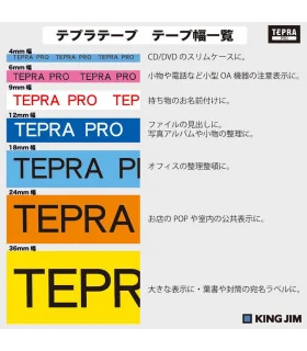 Tepra SC12R (Chữ đen nền đỏ, khổ 12mm) | ⓿❽❻❽❺⓿❺⓿❺❺ | Nhãn in, tem in, giấy in, băng nhãn, tape in | khuetu.vn