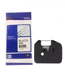 Mực in ống lồng TR-100BK (chính hãng), khổ 12mm x 100M, màu đen, cho máy in ống Brother | ⓿❽❻❽❺⓿❺⓿❺❺ | Ống lồng, ống lồng cos...
