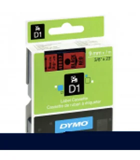 Dymo D1 S0720720 40917 9mm x 7m, Black on Red | ⓿❽❻❽❺⓿❺⓿❺❺ | Nhãn in, tem in, giấy in, băng nhãn, tape in | khuetu.vn