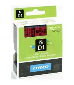 Dymo D1 S0720870 45807 19mm x 7m, Black on Red | ⓿❽❻❽❺⓿❺⓿❺❺ | Nhãn in, tem in, giấy in, băng nhãn, tape in | khuetu.vn