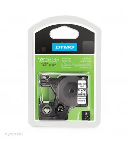 Dymo D1 S0718040 16957 Flexible Nylon 12mm x 3.5m, Black on White | ⓿❽❻❽❺⓿❺⓿❺❺ | Nhãn in, tem in, giấy in, băng nhãn, tape in...