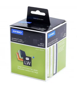 Dymo S0722480 (99019), LabelWriter Large Lever Arch File Labels 190mm x 59mm x 110 labels - Black on White | ⓿❽❻❽❺⓿❺⓿❺❺ | Nhã...