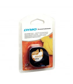 Dymo S0718850 (18769) LetraTag Fusible Tape 12mm x 2m - Iron on White | ⓿❽❻❽❺⓿❺⓿❺❺ | Nhãn in, tem in, giấy in, băng nhãn, tap...