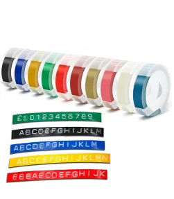 Dymo 520106 LT Embossing Label - 9mm x 3m - Blue | ⓿❽❻❽❺⓿❺⓿❺❺ | Nhãn in, tem in, giấy in, băng nhãn, tape in | khuetu.vn