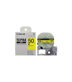 Tepra SC50Y (Chữ đen nền vàng, khổ 50mm) | ⓿❽❻❽❺⓿❺⓿❺❺ | Nhãn in, tem in, giấy in, băng nhãn, tape in | khuetu.vn