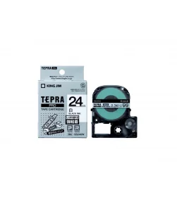 Tepra SS24KW (Chữ đen nền trắng, khổ 24mm, siêu dính) | ⓿❽❻❽❺⓿❺⓿❺❺ | Nhãn in, tem in, giấy in, băng nhãn, tape in | khuetu.vn