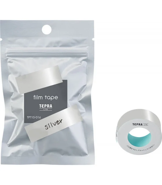 Tepra Coharu TPT15-016 (khổ 15mm x 4m, Silver)