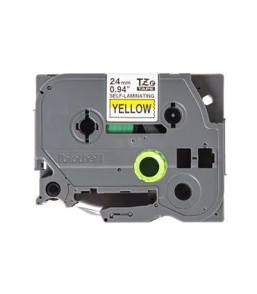 Brother TZe-SL651, khổ 24mm, dài 8m, Black on Yellow, dán cáp CAT5E/6 | ⓿❽❻❽❺⓿❺⓿❺❺ | Nhãn in, tem in, giấy in, băng nhãn, tap...