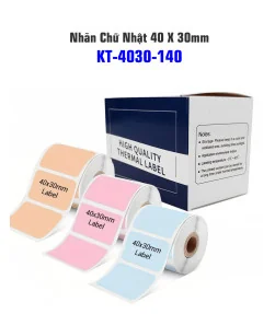 Nhãn đa năng 40 x 30mm, KT-4030-230BU | ⓿❽❻❽❺⓿❺⓿❺❺ | Nhãn in, tem in, giấy in, băng nhãn, tape in | khuetu.vn