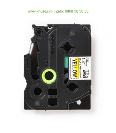 Brother TZe-SL661, khổ 36mm, dài 8m, Black on Yellow, dán cáp CAT5E/6 | ⓿❽❻❽❺⓿❺⓿❺❺ | Nhãn in, tem in, giấy in, băng nhãn, tap...