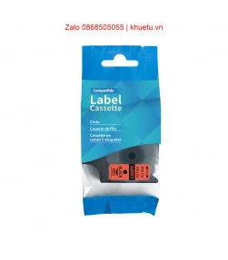 DM-A40917 D1 Tape A40917 9mm x 7m Black on Red | ⓿❽❻❽❺⓿❺⓿❺❺ | Nhãn in, tem in, giấy in, băng nhãn, tape in | khuetu.vn
