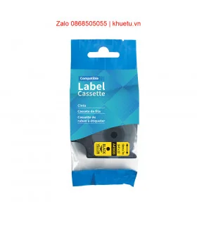 DM-A45808 D1 Tape A45808 19mm x 7m Black on Yellow | ⓿❽❻❽❺⓿❺⓿❺❺ | Nhãn in, tem in, giấy in, băng nhãn, tape in | khuetu.vn