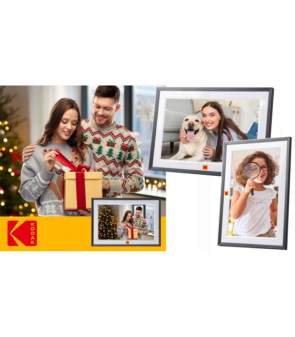 Khung Ảnh Kỹ Thuật Số Wifi Kodak RCF-1561P | ⓿❽❻❽❺⓿❺⓿❺❺ | khuetu.vn