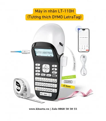Máy in nhãn Máy in nhãn cầm tay AIMO LT-110H, tương thích DYMO LetraTag | ⓿❽❻❽❺⓿❺⓿❺❺ | Máy in nhãn, máy in tem, máy in mã vạc...