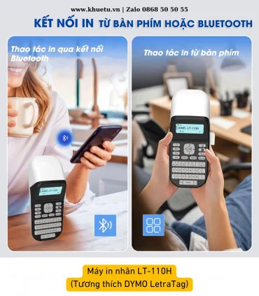 Máy in nhãn Máy in nhãn cầm tay AIMO LT-110H, tương thích DYMO LetraTag | ⓿❽❻❽❺⓿❺⓿❺❺ | Máy in nhãn, máy in tem, máy in mã vạc...