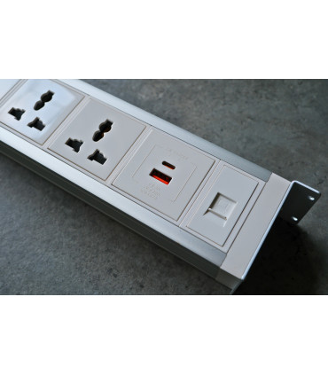 Ổ cắm điện treo dưới bàn MK102UW (Trắng - 2026) | ⓿❽❻❽❺⓿❺⓿❺❺ | khuetu.vn