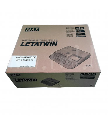 Máy in ống lồng đầu cốt MAX LETATWIN LM-550A3/PC | khuetu.vn