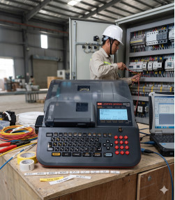 Máy in ống lồng đầu cốt MAX LETATWIN LM-550A3/PC chính hãng | khuetu.vn