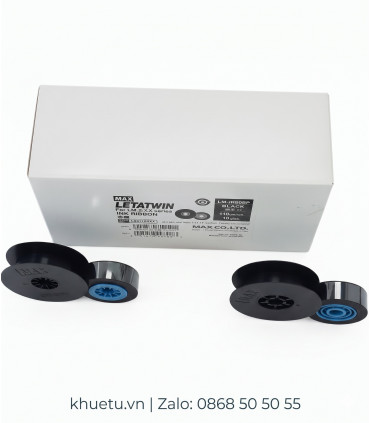 Ruy băng đen in ống co nhiệt MAX LM-IR50BP 12mm × 110m | khuetu.vn