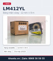 Băng nhãn vàng L-MARK LM412YL 12mm × 8m (nhãn dán đánh dấu)