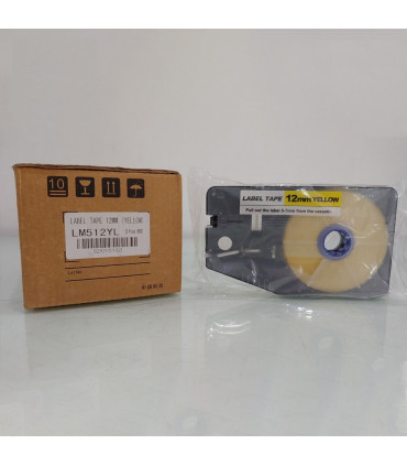 Băng nhãn vàng L-MARK LM512YL 12mm × 20m (nhãn dán đánh dấu) | khuetu.vn