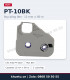 Ruy băng đen PUTY PT-10BK 12mm × 80m chính hãng