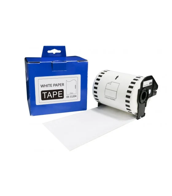 Giấy in nhãn EK-11204, 17mm x 54mm x 400 nhãn, tương thích DK-11204