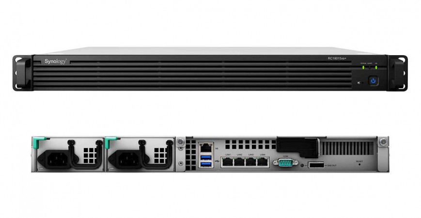 Synology giới thiệu NAS RC18015xs+ & RXD1215sas, dung lượng 1PB/180 ổ đĩa