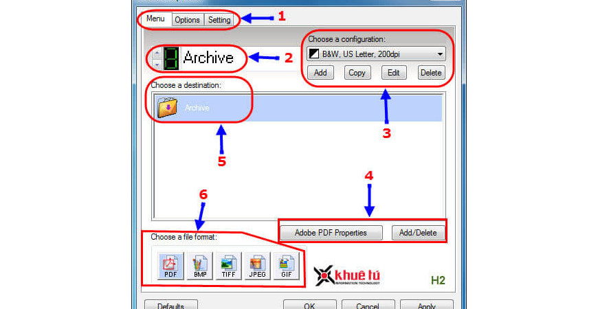 Máy scan Avision: Hướng dẫn sử dụng và thiết lập Button Manager để scan tài liệu