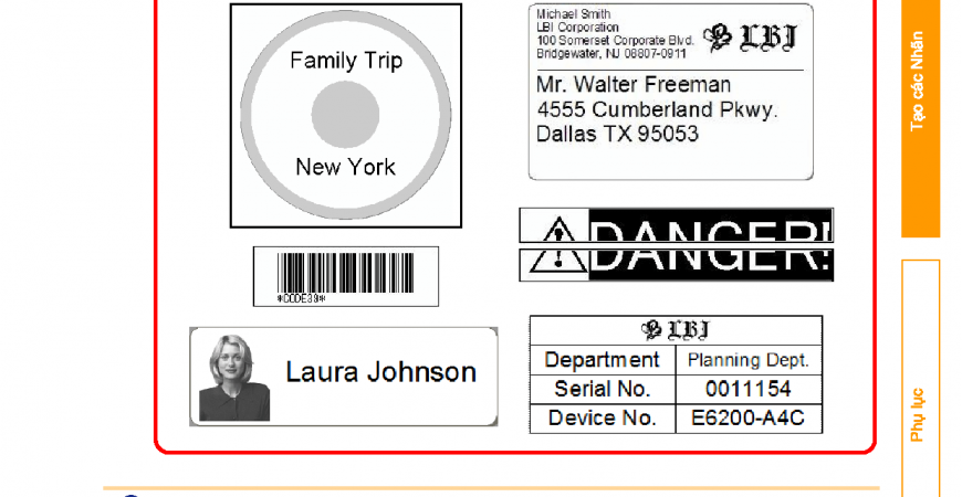 Hướng dẫn sử dụng phần mềm thiết kế, tạo mẫu nhãn P Touch Editor