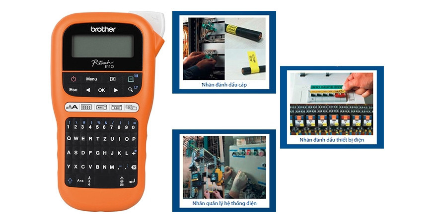 Hướng dẫn sử dụng máy in nhãn Brother