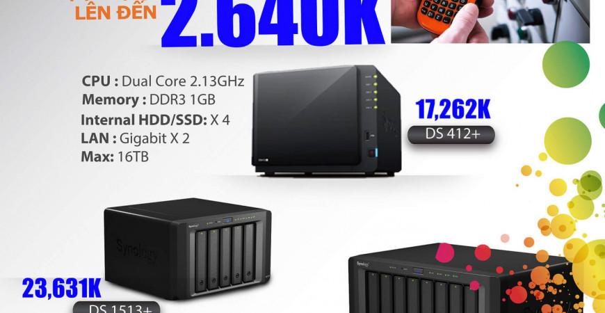 Khuyến Mãi: Mua NAS Synology tặng Máy đánh dấu cáp mạng Brother PT-E100