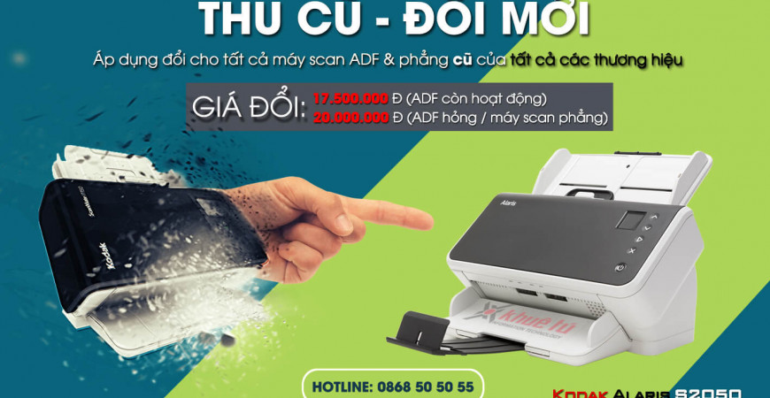 Chương trình "Thu máy cũ - Đổi máy mới Alaris S2050" từ Khuê Tú