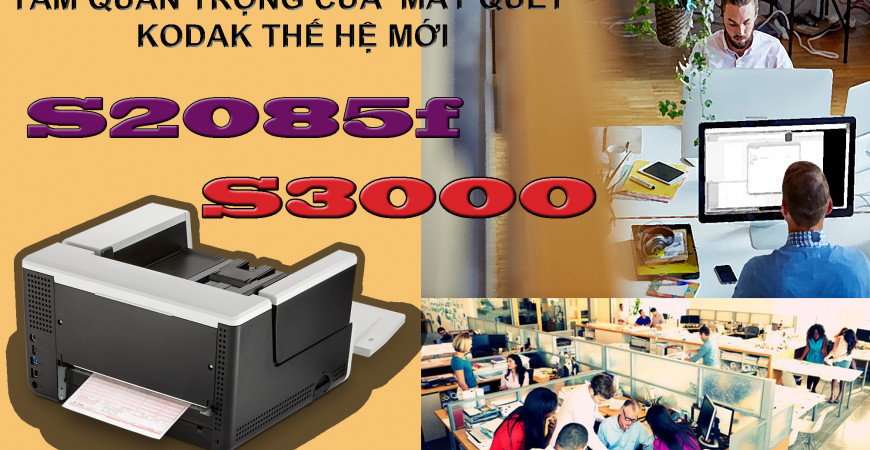 Dòng máy quét mới của Kodak nhấn mạnh tầm quan trọng của khả năng chụp tài liệu thông minh