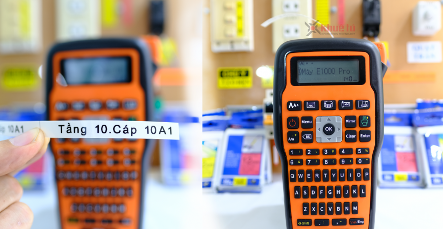 Đặt trước (Pre-Order) máy in nhãn cầm tay E1000 Pro VN - Phiên bản in Tiếng Việt