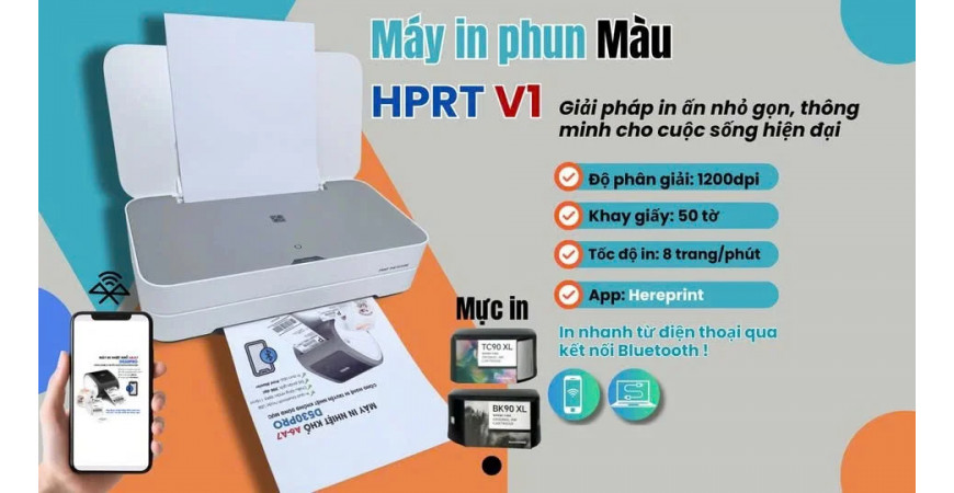 Lý Do Nên Chọn Máy In Màu HPRT V1 Cho Nhu Cầu In Gia Đình Và Doanh Nghiệp