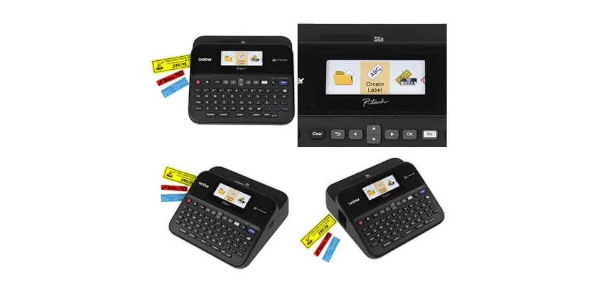 Máy in nhãn PT-D600 kết nối với máy tính